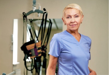 Actor portrayal of occupational therapist